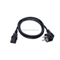 VDE CE 16A 250V Schuko-Netzstecker IEC60320 C13 Universal-Netzkabel PVC & Kupferkabel 0,5m-10m