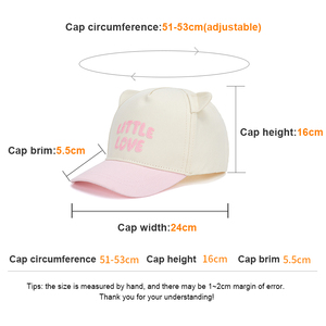 หมวกเบสบอลเด็กพิมพ์ลายโลโก้ 5 ช่อง ผ้าฝ้าย แฟชั่นฤดูใบไม้ผลิ/ฤดูร้อน หมวกกีฬา ป้องกันแสงแดด สำหรับเด็กผู้หญิง - Product Image 2