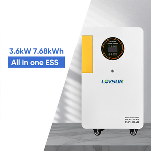 Lovsun 3.6kW 7.68kWh Portable Home Battery With Hybrid for Solar <b>Energy</b> <b>Storage</b> Backup - Product Image 1