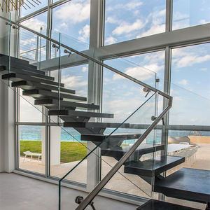 प्राइमा बाहर घुमावदार लोहे सीढ़ियों/इनडोर लकड़ी घुमावदार सीढ़ी - Product Image 2