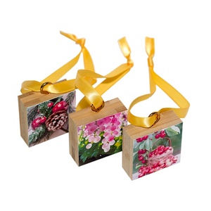 Nhà cung cấp Nhà máy 2x2 inch khung ảnh bằng gỗ đôi hai mặt hình ảnh khung ảnh khối - Product Image 1