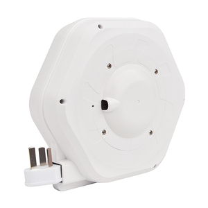 Enrouleur de câble rétractable portable blanc de 5 m de long pour atelier et usage domestique - Product Image 1