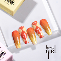 HONEY GIRL Kit de Fournitures pour Ongles 15 ml, Salon de Beauté, Art Végan, 60 Couleurs, Vernis Gel UV, Créez Votre Propre Marque, Ensemble de Vernis à Ongles Gel UV