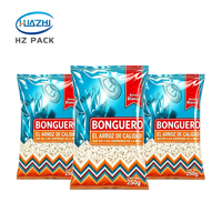 Sac à riz personnalisé de 1 kg, 5 kg, 10 kg, de qualité alimentaire, avec soufflet latéral et poignée, en plastique laminé, pour l'emballage de céréales, farine, sucre, sel, engrais