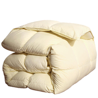 Couette d'hiver 100% coton faite à la main couette couverture couette jaune blanc rose couverture pour hôtels