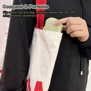 Cortaúñas eléctrico automático, cortador de uñas de seguridad, tijeras con poco ruido, cortaúñas doméstico recargable - Product Image 4