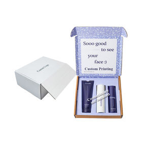 Caja de regalo de color rosa de papel, caja de correo de envío de bajo precio promocional OEM, cajas de correo de autoservicio con logotipo personalizado - Product Image 1