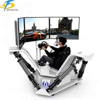 Nuevo Simulador de Carreras F1 Interactivo, Personalizable, 6-DOF, 3 Pantallas, Equipo de Parque de Diversiones Interior