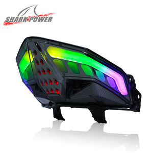 Cá Mập Điện Vario Bấm 125/150 V3 Đuôi Ánh Sáng Phía Sau Lái Xe Đèn RGB LED Màu Sắc Sống Động Cắm Và Chơi - Product Image 6