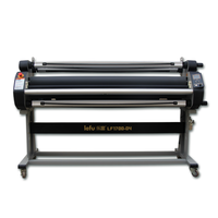 Laminateur automatique électrique LeFu LF1700-D4, machine à plastifier rouleau-à-rouleau, film/papier, largeur maximale 1630 mm, vitesse 9 m/min, froid/chaud