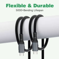 Câble USB 4.0 Type C vers Type C WISTAR, nouveau design, charge rapide 4.0, câble de données pour Oneplus OEM Factory