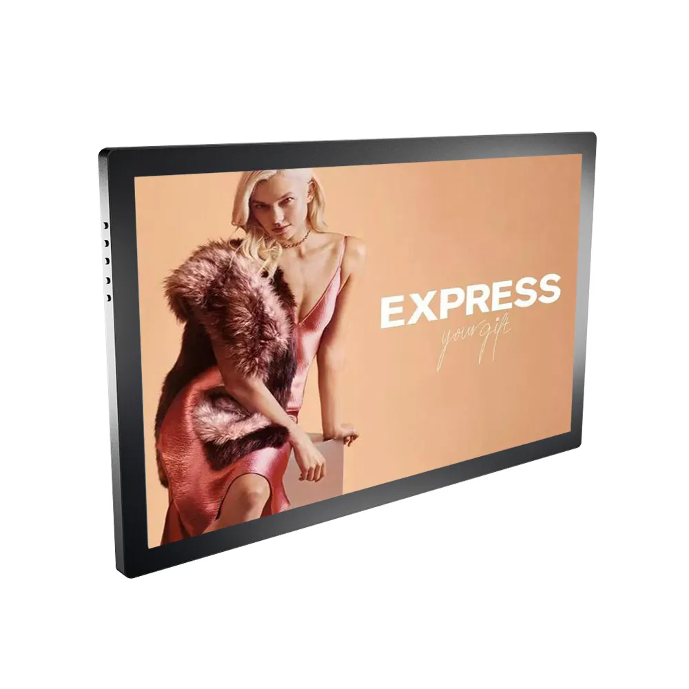 24 Inch Lcd Advertising Display Indoor Digital Signage Small Multimedia Video Player