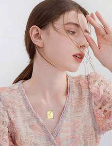 Gold Plated Stainless Steel Necklace Waterproof Cross Border Multi Seamless Reliable Jewelry Supplier Anti-drop Stone Design - Product Image 6