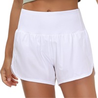 Damen Neue Outdoor-Yoga-Shorts mit Lockerem Schnitt, Hoher Taille, Elastischem Bund, Anti-Rutsch und Schnelltrocknend