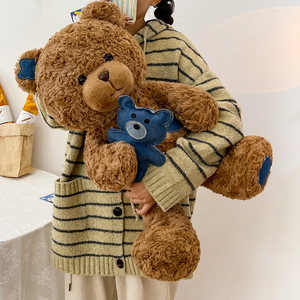 Adorabile Orsacchiotto di Peluche Super Morbido con Imbottitura in Poliestere e Cotone PP Regalo Antistress per Bambini e Amici - Product Image 6