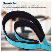 Fitness D-Ring Sangles Double Boucles Rembourré Pilates Équipement Sangles D'exercice Yoga Exercice Accessoires pour Home Gym Workout