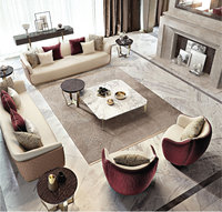 Fond de canapé beige moderne au design italien cuir de vachette capitonné mariage chaise lounge canapé d'intérieur