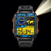 Nouvelle montre connectée sportive KT79, écran HD de 1,96 pouce, étanche jusqu'à 30 m, autonomie longue durée, boussole, GPS pour 5.3