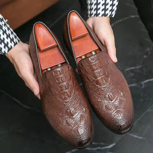 Nouvelles Chaussures Oxford en Cuir Véritable pour Hommes, Style Intemporel, Fermeture à Lacets, Respirantes, Semelle Extérieure Antidérapante en Caoutchouc, Semelle Souple Confortable à Enfiler - Product Image 1