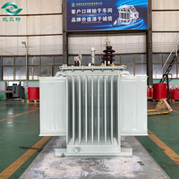 Transformateur de puissance triphasé immergé dans l'huile de 315 kVA