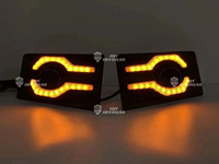 Feux de jour LED pour Toyota Land Cruiser LC76 LC78 LC79 2024 2025, feux de jour, feux antibrouillard avec clignotant