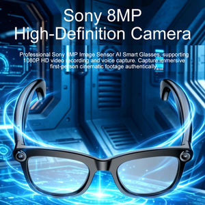 แว่นตาอัจฉริยะ G32 AI กล้อง 8MP วิดีโอ 1080P แปลภาษาด้วย AI โทรผ่านบลูทูธ ไมโครโฟนคู่ตัดเสียงรบกวน ENC แบตเตอรี่ 270mAh ถ่ายโอนเสียงผ่าน WiFi - Product Image 2