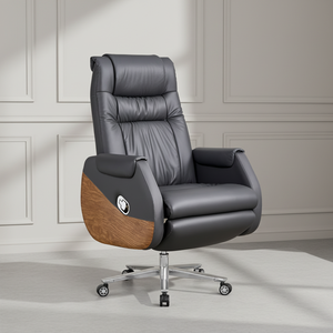 <span class=keywords><strong>Sedia</strong></span> da Ufficio <span class=keywords><strong>Ortopedica</strong></span> Robusta con Schienale Monoblocco, Poltrona Direzionale Ergonomica Multifunzione Reclinabile A-015 - Product Image 1