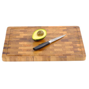 เขียงไม้ธรรมชาติลายไม้กระถินเทศ ปี 2026 พร้อมร่องน้ำและหูจับด้านใน หนา 2.5 ซม. รูปทรงสี่เหลี่ยมผืนผ้า - Product Image 6