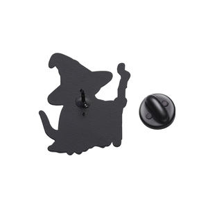 Hagedis Tovenaar Email Pin Schattig Reptiel Met Toverstaf Broche Dier Badge Sieraden Cadeau Voor Vrienden Groothandel - Product Image 5