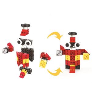 Custom Magnetic Building <b>Blocks</b> Construction Toy 5-7 Years Old 1:36 Scale ABS Plastic 50-Piece Robot Creative 3D DIY Set - Product Image 5