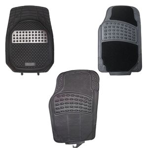 Alfombrillas Universales para Auto de PVC Negro para Todo Clima, Accesorios para Auto, Alfombrillas de Goma - Product Image 2