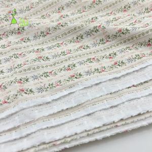 Распродажа, 100% хлопчатобумажная вуаль с пасторальным принтом, тканая швейцарская ткань с принтом в горошек для платья для девочек, детской одежды, рукоделие - Product Image 6