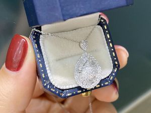 Xinfly 18K Gold Gorgeous Charm Sugar Cube <b>Necklace</b> Women 1.3 Carat Natural Diamond Square Pendant Fine Jewelry Gift - Product Image 3