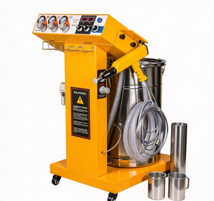 Machine de revêtement électrostatique à haute efficacité pour jantes de roues, machine de pulvérisation de poudre métallique - Product Image 5