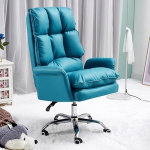 Cómoda Silla de Oficina con Respaldo Alto, Giratoria y con Función de Elevación Ajustable para Uso Doméstico - Product Image 4