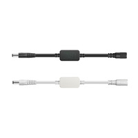 Câble d'alimentation DC 5,5x2,1 mm mâle vers femelle avec réinitialisation automatique pour routeurs, modems et équipements réseau