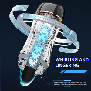 Masturbador Automático Masculino 2 em 1 Bomba Peniana Modos Removíveis Tamanho Pocket Brinquedo Sexual Copo de Masturbação Vagina - Product Image 5