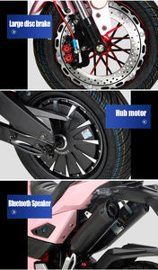 Motocicleta Eléctrica Todoterreno de Viaje Económica en Oferta, Z6 72V con Batería de Plomo-Ácido para Conductores - Product Image 6