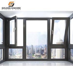 Fenêtre d'inclinaison et de rotation en alliage d'aluminium insonorisé GS pour appartement - Product Image 6