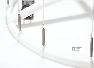 กรอบเหล็กแอลอีดีกันน้ำกลางแจ้งต้นคริสต์มาสทรงกรวยสีขาวอบอุ่น180*50ซม. ไฟวันหยุดหลากสี - Product Image 6