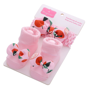 Calcetines de Moda para Bebé, Calcetines de Alta Calidad para Bebé, Conjunto de Diadema y Calcetines para Bebé - Product Image 3
