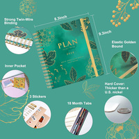 Agenda de Negocios de Lujo Personalizada, Planificador de Presupuesto, Encuadernación Térmica, Tela Ecológica B5, Cuaderno, Planificador Diario y Semanal, Regalo