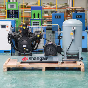 Hot Sale Air Cooled 30bar 20hp Piston Air Compressor with Air Receiver 380VAC for PET Bottle Blowing - Product Image 1