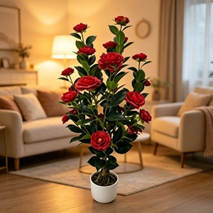 Árbol de Camelia Artificial, Árbol de Camelia Sintético, Árbol de Camelia en Maceta - Product Image 4