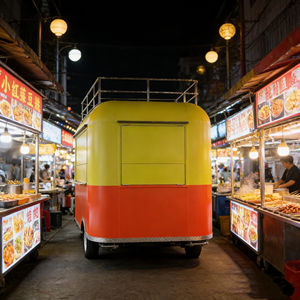 Carrito de Dos Niveles Diseñado para Eventos en Centros Comerciales, con Servicio de Helados, Construcción de Acero Inoxidable, Garantía de 2 Años - Product Image 3