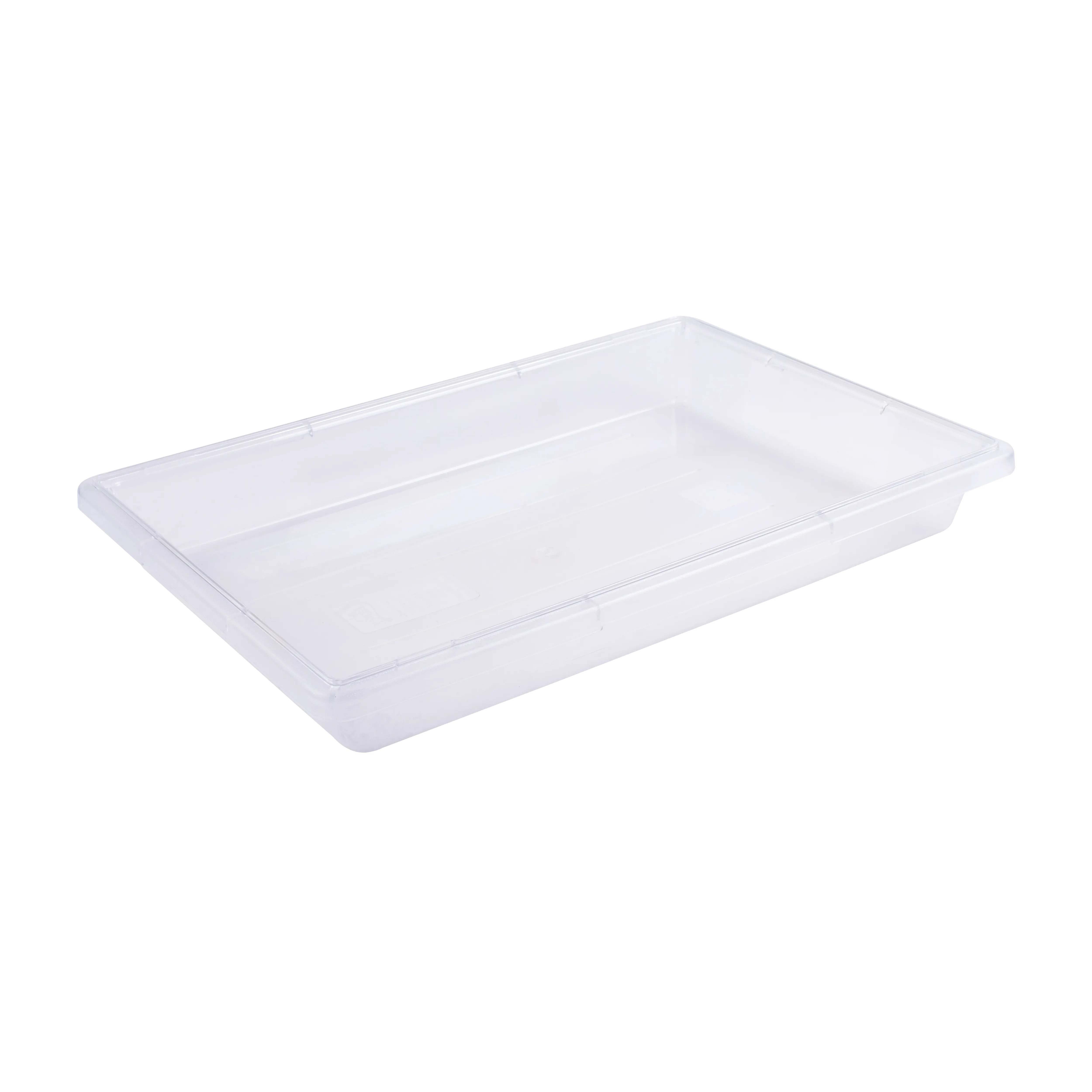 Boîte plastique de rangement des aliments, transparente, 20 unités 26 "x 18", récipient avec couvercle, qualité alimentaire, pour NSF, équipement de cuisine à domicile
