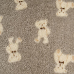 <span class=keywords><strong>Material</strong></span> de tela de franela elástica Minky de terciopelo grueso con estampado Floral de <span class=keywords><strong>Spandex</strong></span> turco para ropa - Product Image 5