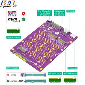 नया SFF-8654 4i SFF-8611 u.<span class=keywords><strong>2</strong></span> SFF-8639 इंटरफ़ेस 3 x ngf <span class=keywords><strong>m</strong></span>.<span class=keywords><strong>2</strong></span> कुंजी-<span class=keywords><strong>m</strong></span> 2230 2242 2260 2280 m2 nvme sd एडेप्टर कार्ड - Product Image 2