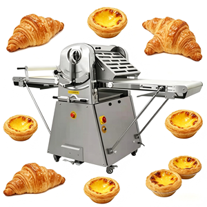 Sfogliatrice Automatica Commerciale Verticale in Acciaio Inossidabile ad Alta Produttività per Pasta <span class=keywords><strong>Sfoglia</strong></span>, Croissant, Pizza e Pasta <span class=keywords><strong>Sfoglia</strong></span> Soffiata - Novità - Product Image 4