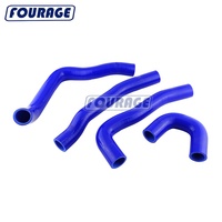 Manguera de refrigerante de silicona Flexible reforzada, manguera de admisión de aire, Kits de manguera de radiador para Lancer EVO 10
